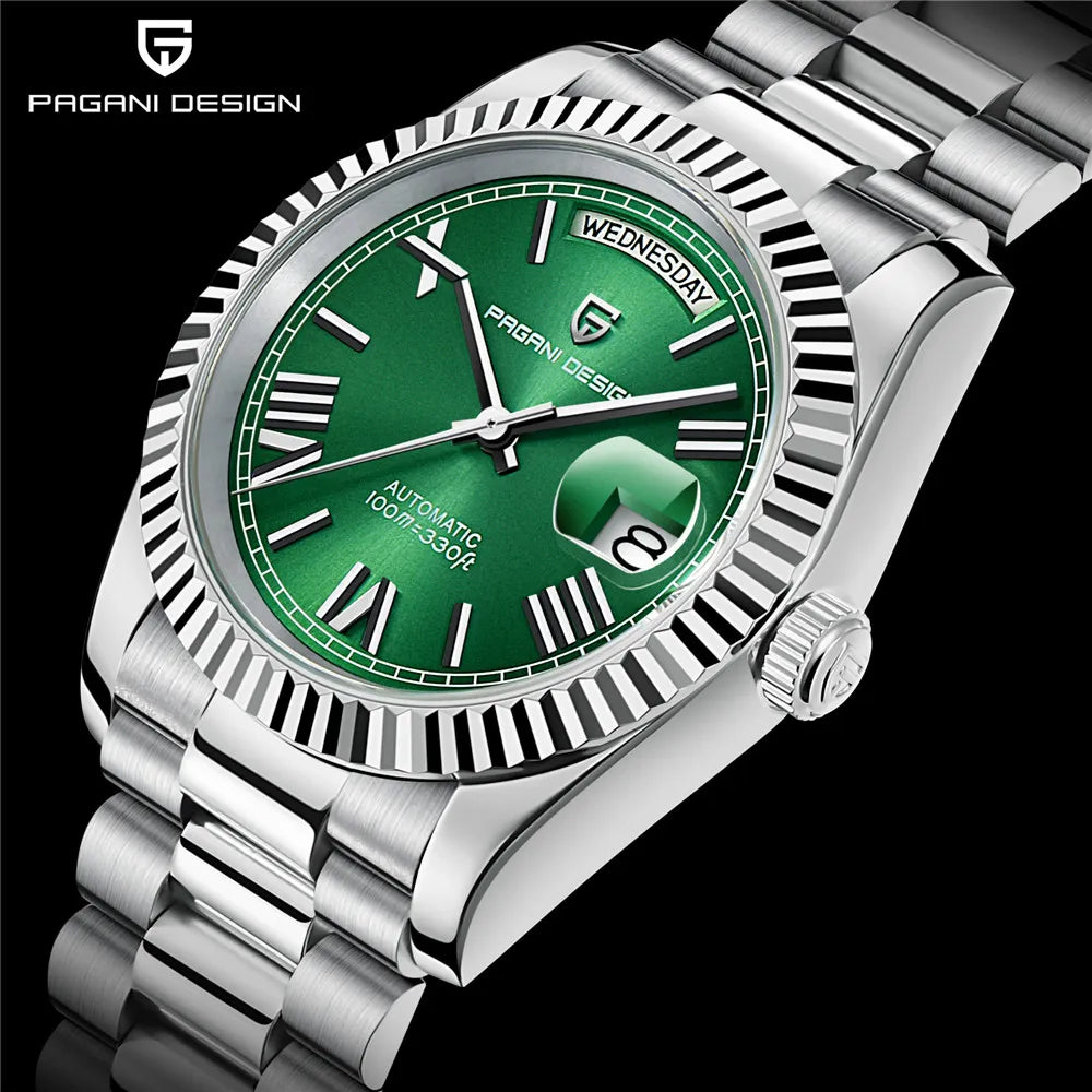 Pagani Design PD-1752S SGN | Daydate Green dial | 36 mm