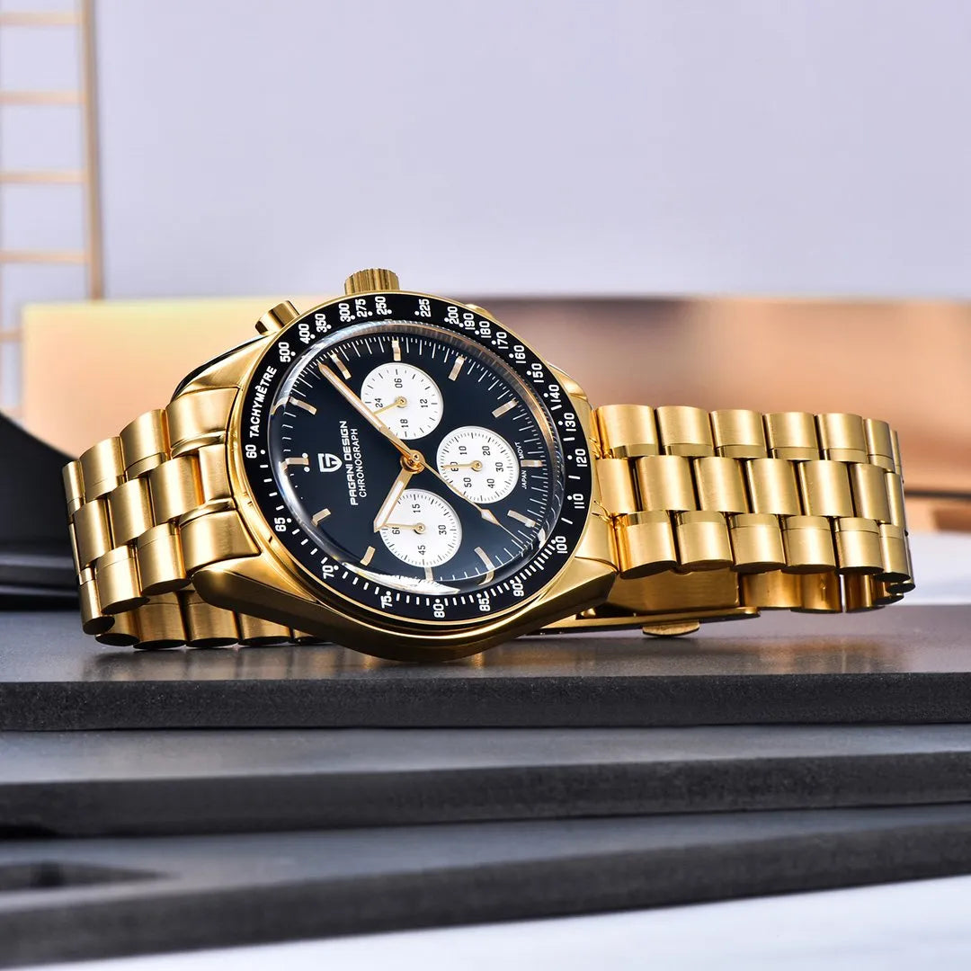 Pagani Design PD-1701 | Speedmaster Gold Chain
