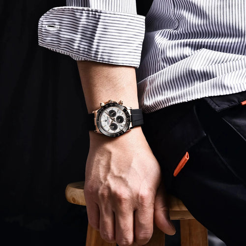 Pagani Design Daytona Strap Metroit  Dial PD-1664