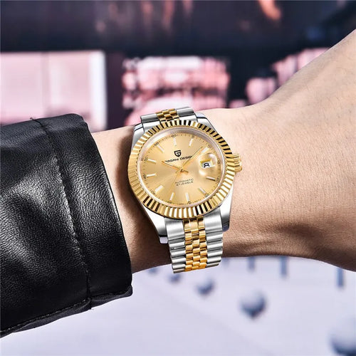 Pagani Design PD-1645 | Datejust Gold Two tone Index Dial