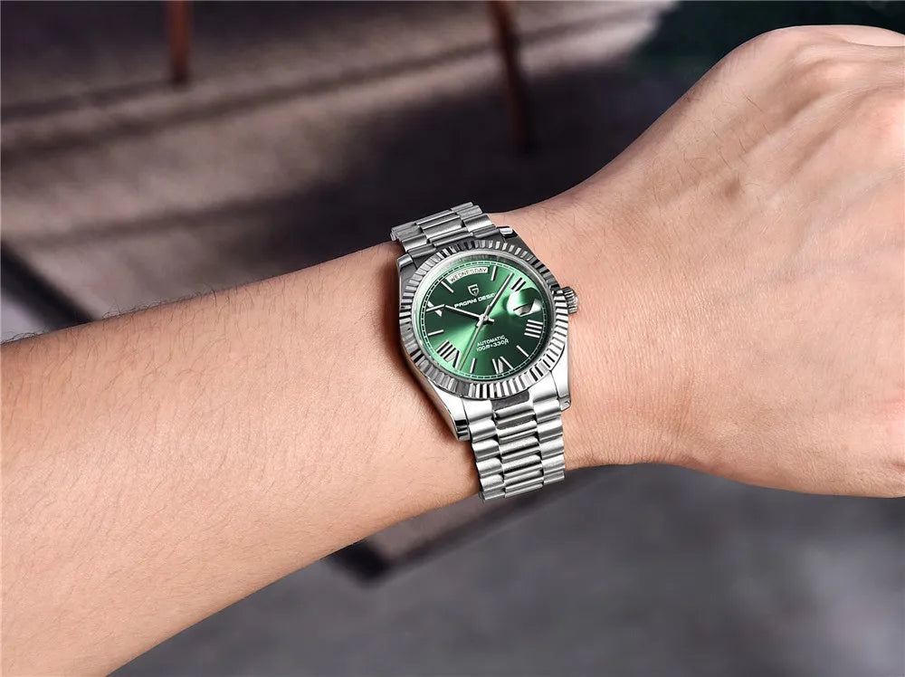 Pagani Design PD-1752S SGN | Daydate Green dial | 36 mm