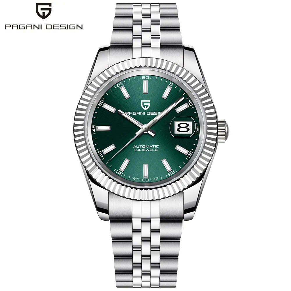 Pagani Design PD-1645 | Datejust Olive Green