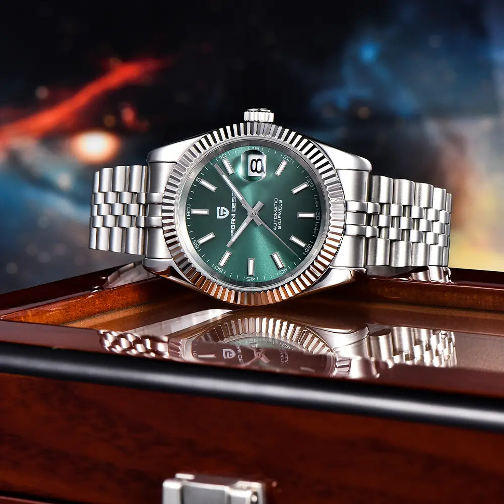 Pagani Design PD-1645 | Datejust Olive Green