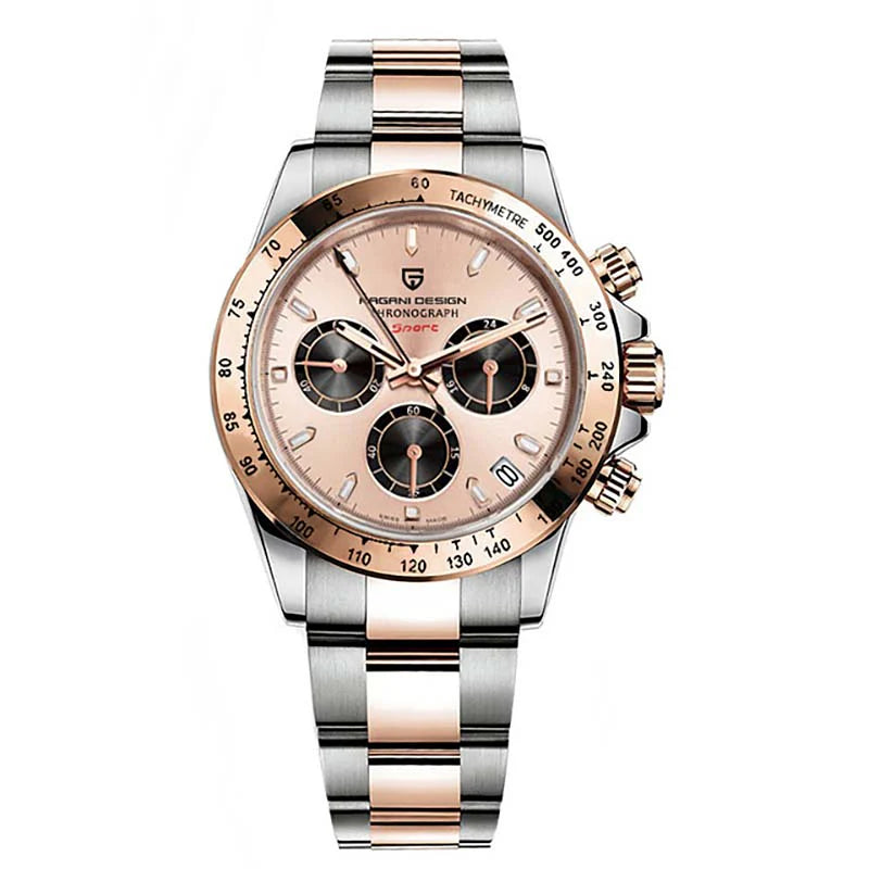 Pagani Design PD 1644 | Daytona Silver Rose Gold - twentyfour