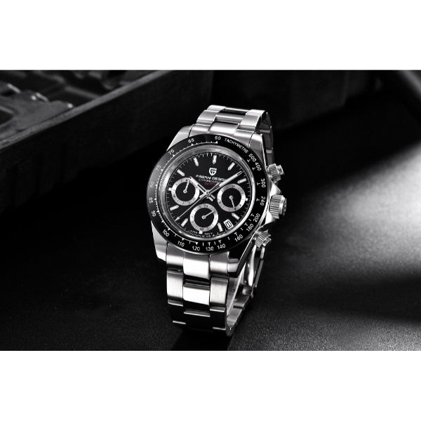 Pagani Design PD 1644 | Daytona  Silver Black Dial