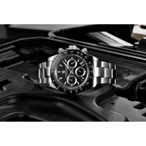 Pagani Design PD 1644 | Daytona  Silver Black Dial